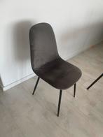 Stoel set 6 grijs, Ophalen of Verzenden, Grijs, Vijf, Zes of meer stoelen