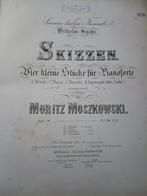 Antiek muziekboek Skizzen 4 kleine stucke fur pianoforte, Ophalen of Verzenden