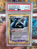Pokémon PSA 10 Metagross Holo #11 Hidden Legends series, Ophalen of Verzenden, Zo goed als nieuw, Losse kaart, Foil