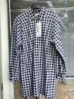 Studio Anneloes Travelstof blouse blauw grijs nieuw, Maat 38/40 (M), Studio Anneloes, Blauw, Nieuw