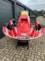 Birel KZ schakelchassis 2024 compleet met koeling, Sport en Fitness, Karting, Ophalen, Zo goed als nieuw, Kart