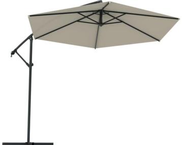 SOLUNA Zweefparasol met kruisvoetstandaard Ø 300 cm, hoogte  beschikbaar voor biedingen
