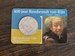 400 jaar Rembrandt van Rijn - Coincard, Koningin Beatrix, Zilver, Euro's, Ophalen of Verzenden