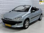 Peugeot 206 CC 1.6-16V Airco Leder 203.000km (2003), Auto's, Peugeot, Voorwielaandrijving, Gebruikt, Zwart, 4 cilinders
