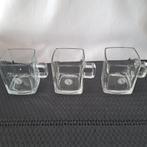 SENSEO VIERKANTEN GLAZEN, 4 stuks (nr. 1), Verzamelen, Glas en Borrelglaasjes, Ophalen of Verzenden, Zo goed als nieuw, Overige typen