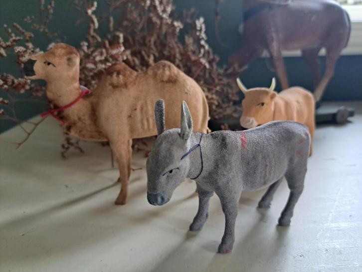 Flockdieren voor in de Kerststal, Diversen, Kerst, Zo goed als nieuw, Ophalen of Verzenden
