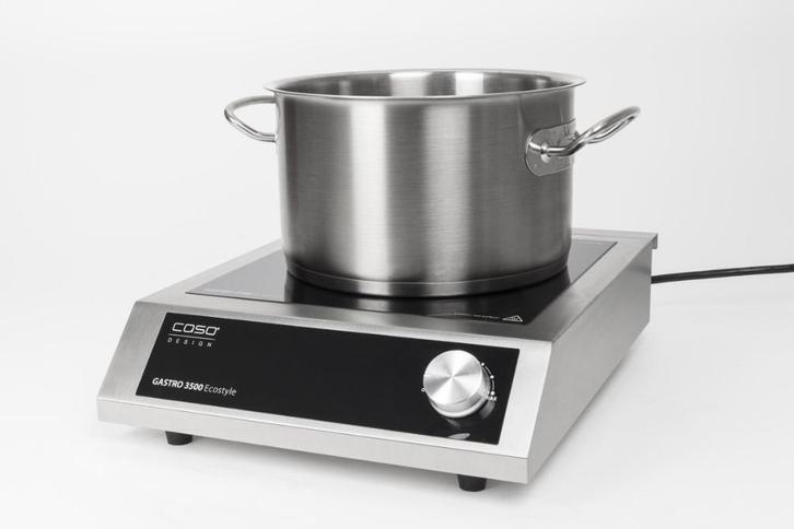 CASO Gastro 3500 Ecostyle - Inductiekookplaat - 1 pits, Witgoed en Apparatuur, Kookplaten, Zo goed als nieuw, Vrijstaand, Inductie