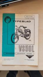 Typeblad Puch VS50, Ophalen of Verzenden, Zo goed als nieuw, Overige typen