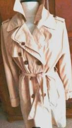 Camelkleurige dubbelbreasted trenchcoat Damo outdoors 42, Verzenden, Beige, Maat 42/44 (L), Zo goed als nieuw