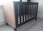 Complete kamer Interbaby zwart visgraat babybed commode, Ophalen of Verzenden, Zo goed als nieuw, Jongetje of Meisje