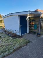 Gratis fietsenschuurtje - zelf demonteren!, Tuin en Terras, Ophalen of Verzenden, Gebruikt, Hout, Fietsenberging