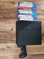Playstation 4 met 11 spellen, Spelcomputers en Games, Original, Met 1 controller, Gebruikt, Ophalen of Verzenden