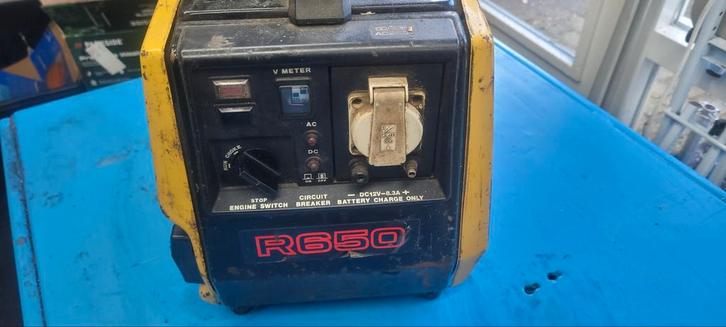 Gebruikte R650 Generator, Doe-het-zelf en Verbouw, Aggregaten, Ophalen of Verzenden