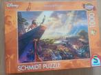8 Disney puzzels 1000 stukjes 1x gelegd., Ophalen of Verzenden, Zo goed als nieuw