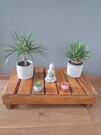 🌸HOUTEN KRAT KIST DIENBLAD BROODKRAT DECORATIE BUFFET FEEST, Minder dan 50 cm, 50 tot 100 cm, Ophalen of Verzenden, Zo goed als nieuw