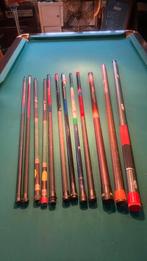 11 telescoop + 1 oversteek vaste hengels, Watersport en Boten, Hengelsport | Witvissen, Ophalen of Verzenden, Zo goed als nieuw