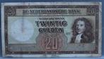 Bankbiljet 20 Gulden 1945 - Stadhouder Willem 3 NVMH 59-1, Los biljet, Verzenden