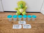* Tupperware ronde mini potjes medicijnpotjes zgan, Ophalen of Verzenden, Zo goed als nieuw, Blauw, Beker of Kan