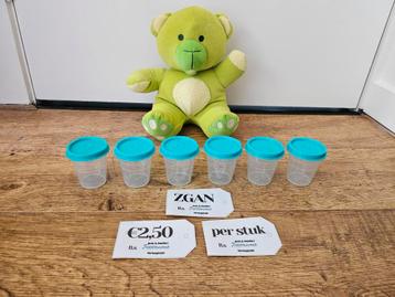 * Tupperware ronde mini potjes medicijnpotjes zgan beschikbaar voor biedingen