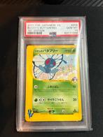 Bugsy's Butterfree 1st Ed. PSA 10 pokemon, Ophalen of Verzenden, Zo goed als nieuw, Losse kaart