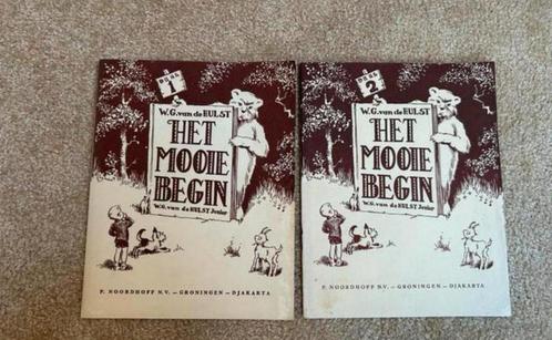 Te Koop: W.G. van der Hulst “Het mooie begin “ (deel 1 en 2), Antiek en Kunst, Antiek | Boeken en Bijbels, Ophalen of Verzenden