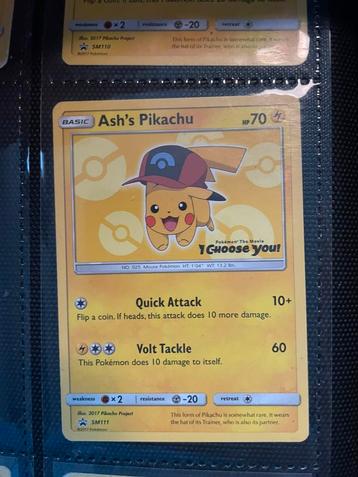 Ash’s Pikachu SM111 beschikbaar voor biedingen