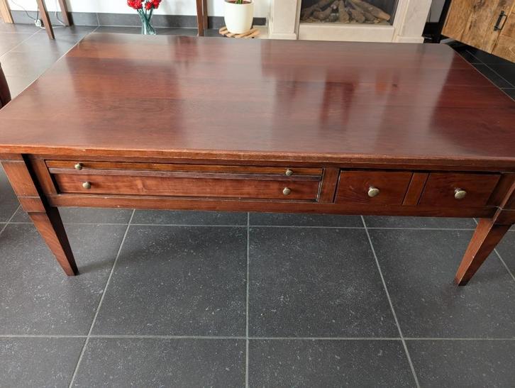Te Koop TEAB: Kersen Salon Tafel, Huis en Inrichting, Tafels | Salontafels, Minder dan 50 cm, 50 tot 100 cm, 100 tot 150 cm, Rechthoekig