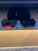 PlayStation 4 + 2 Controllers, Met 2 controllers, Ophalen of Verzenden, Zo goed als nieuw, 1 TB