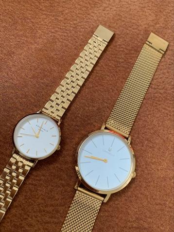 Vintage Goldplated dameshorloges - Orphelia + Rosefield beschikbaar voor biedingen