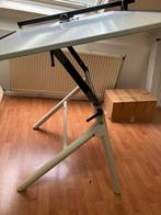 Tekentafel 120x80 cm met accessoires, Gebruikt, 100 tot 150 cm, Rechthoekig, 50 tot 100 cm