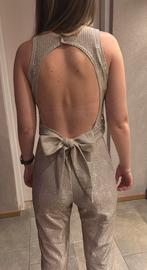 Glitter jumpsuit mt S, Kleding | Dames, Jumpsuits, Ophalen of Verzenden, Zo goed als nieuw, Zwart