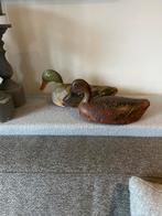 Antieke Houten Lokeenden met Patina, Antiek en Kunst, Ophalen of Verzenden