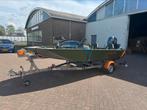 Kimple visboot aluminium met 50pk en trailer Set NIEUWSTAAT, Watersport en Boten, Minder dan 1500 kg, Kantelbaar, Overige typen