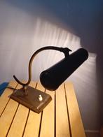 Messing Heca vintage pianolampje notarislampje, Minder dan 50 cm, Gebruikt, Ophalen of Verzenden, Metaal