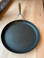 Demeyere pannenkoekenpan 28cm, Huis en Inrichting, Keuken | Potten en Pannen, Gebruikt, Aluminium, Ophalen of Verzenden, Keramische plaat