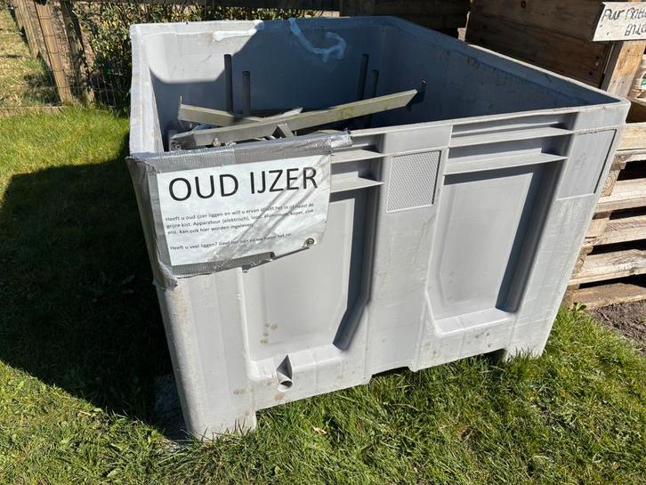 Oud ijzer en metalen inleveren Damwâld eo., Doe-het-zelf en Verbouw, Metalen, Zo goed als nieuw, Ophalen