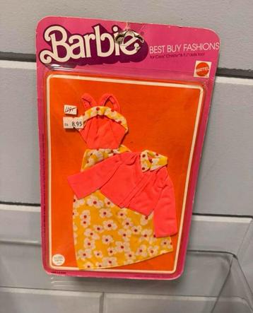 Vintage Barbie kleding jaren 70 NRFP beschikbaar voor biedingen