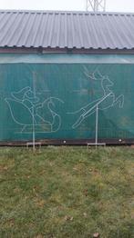 Kerstman  met Arreslee en hert, Ophalen of Verzenden, Nieuw