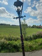 Gietijzeren straatlamp, Gebruikt, Staande lamp, Ophalen of Verzenden, Netvoeding