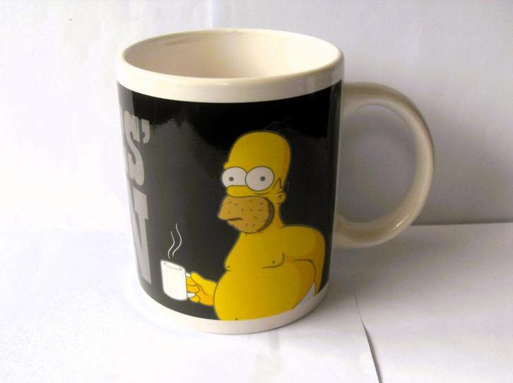 The Simpsons Beker Mok Homer Simpson, Verzamelen, Stripfiguren, Zo goed als nieuw, Gebruiksvoorwerp, Overige figuren, Ophalen of Verzenden