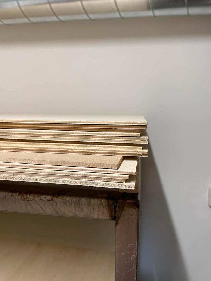 Berken Multiplex 3mm B/BB - Laser/Frees Geschikt, Doe-het-zelf en Verbouw, Hout en Planken, Nieuw, Plank, Overige houtsoorten