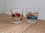 Vintage auto glazen set van 2, Verzamelen, Glas en Borrelglaasjes, Ophalen of Verzenden, Zo goed als nieuw
