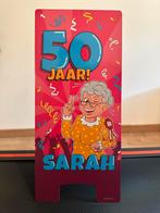 Sarah 50 versiering, Hobby en Vrije tijd, Feestartikelen, Versiering, Abraham of Sarah, Zo goed als nieuw, Ophalen