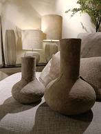 Papier maché vazen 'TC Style', Ophalen of Verzenden, Minder dan 50 cm, Groen, Glas