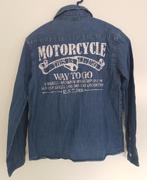 spijker Blouse / overhemd maat 146 Scamps & Boys, Gebruikt, Overhemd of Blouse, Jongen, Scamps & Boys
