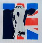 Koe Union Jack Streetart door Klaas, Ophalen of Verzenden