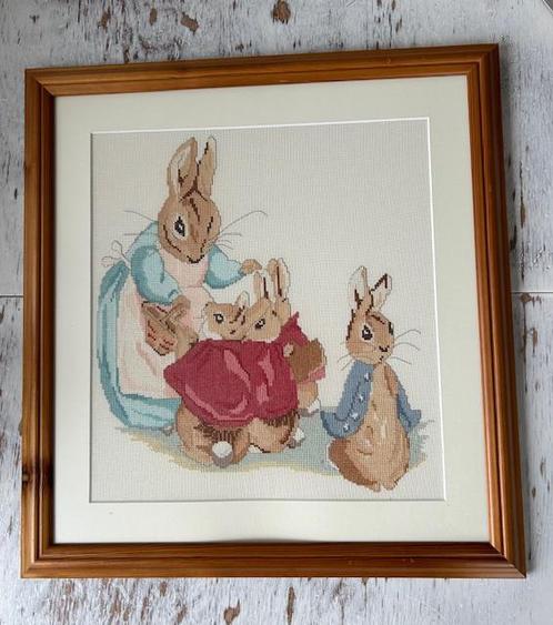 PETER RABBIT van BEATRIX POTTER heel fijn borduurwerk, Kinderen en Baby's, Kinderkamer | Inrichting en Decoratie, Zo goed als nieuw