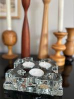 Scandinavische waxinelicht theelicht vintage retro, Ophalen of Verzenden, Zo goed als nieuw, Overige materialen