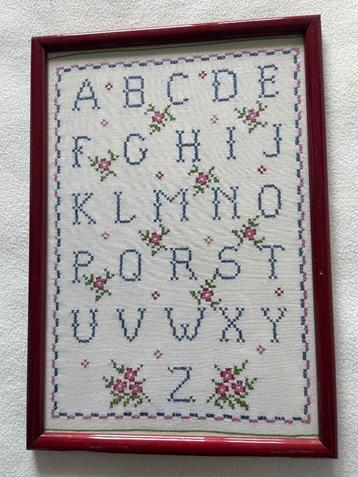 Merklap Sampler ABC  beschikbaar voor biedingen