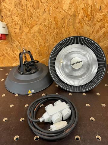 2 terras heaters  compleet met zware verlengkabel beschikbaar voor biedingen